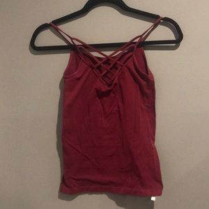 Cross tank top